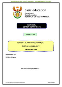 IsiXhosa HL P1 GR 12 Exemplar 2014.pdf